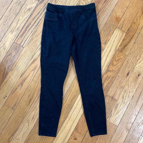 Spanx Black Jean-Ish Ankle Leggings Size M - Picture 3 of 7